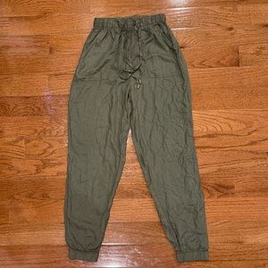 Green Jogger pants